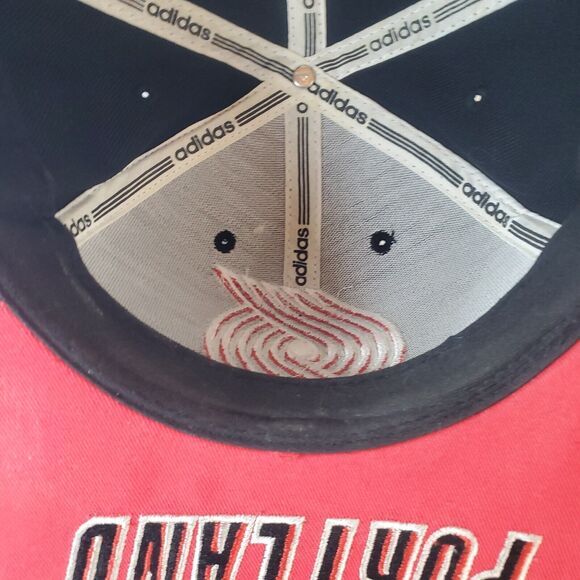 Portland Trailblazer Snapback Wide Brim Underbill Spellout 3D Logo Adidas - Picture 10 of 12
